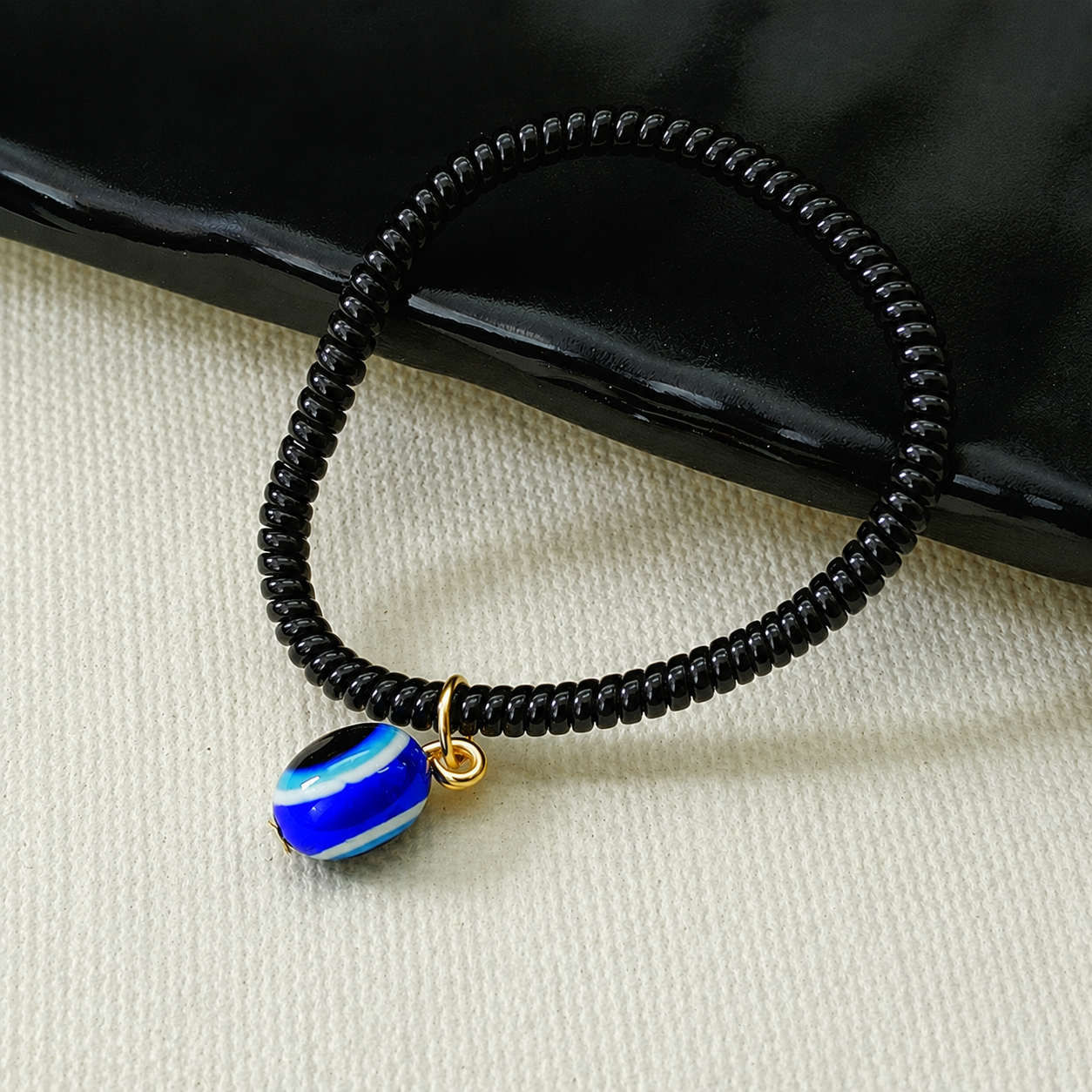 The99Jewel  Stretchable Wire Evil Eye Bracelet