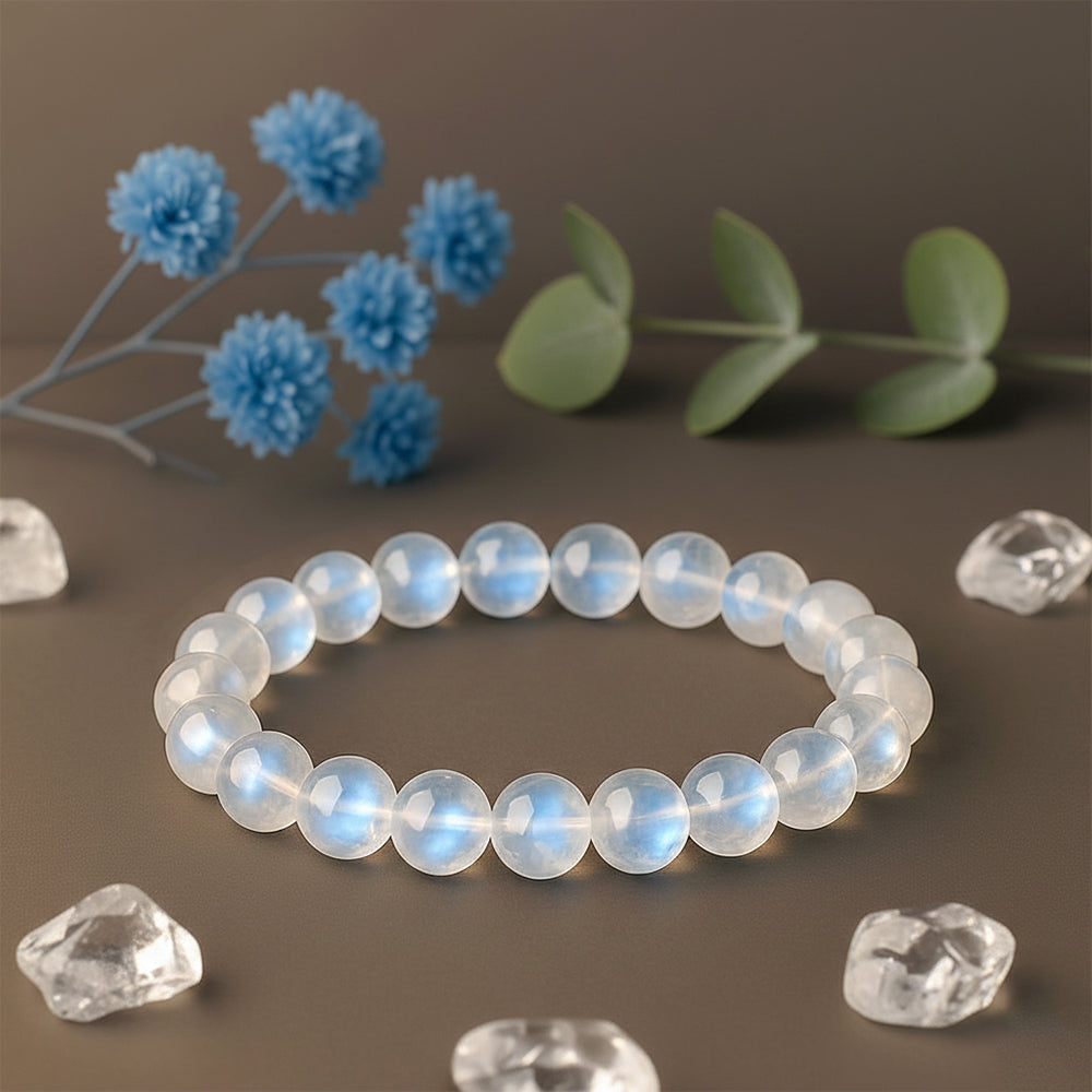 The99Jewel Moonstone Beads Bracelets