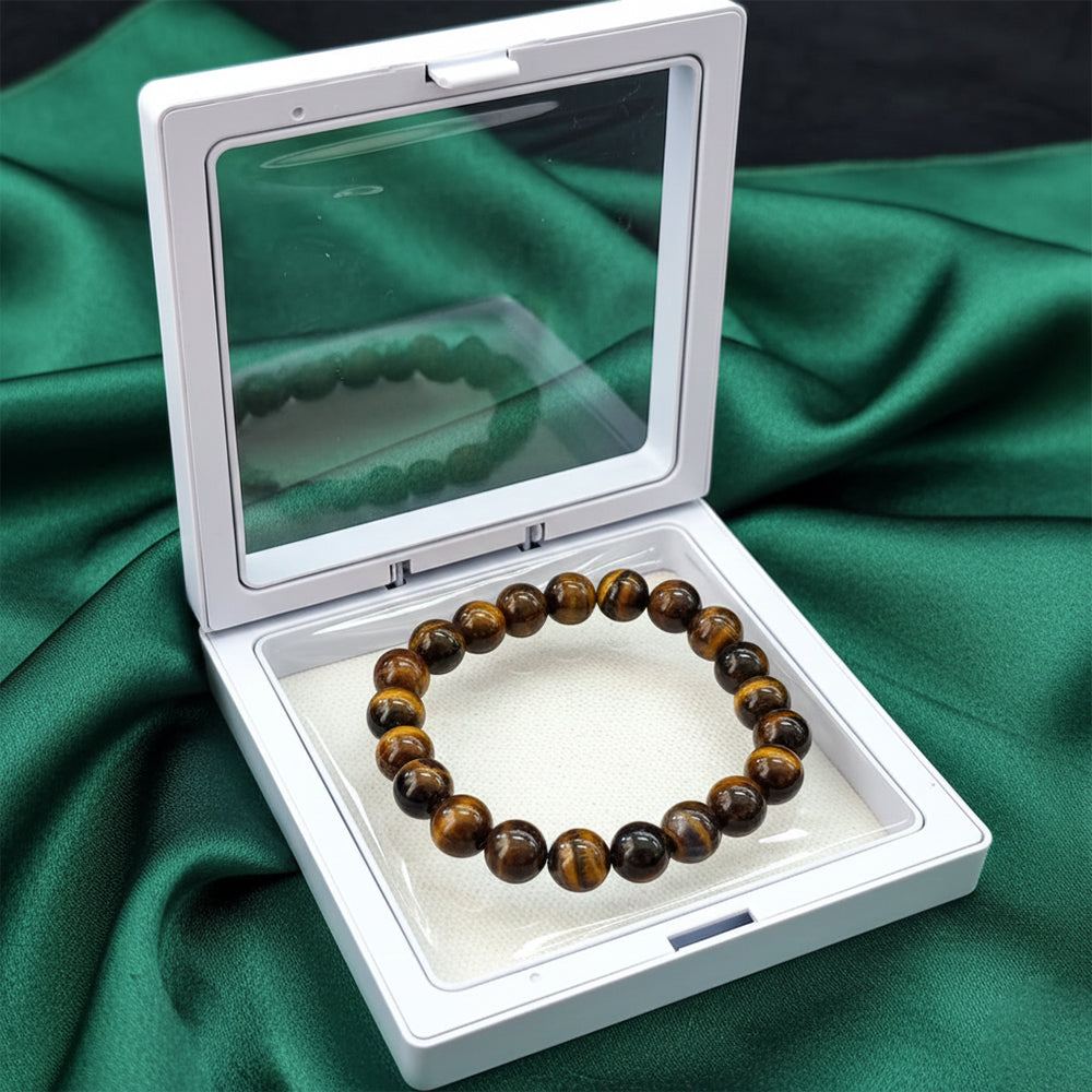 The99Jewel Tiger Eye Natural Stone Bracelet With Box