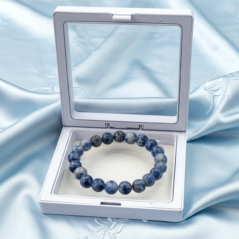 The99Jewel Sodalite Natural Stone Bracelet Improves Communication - With Box