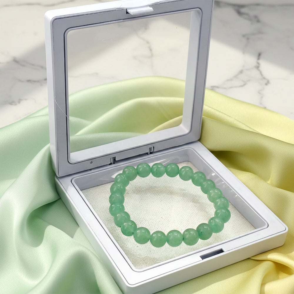 The99Jewel Green Aventurine Natural Stone Bracelet With Box