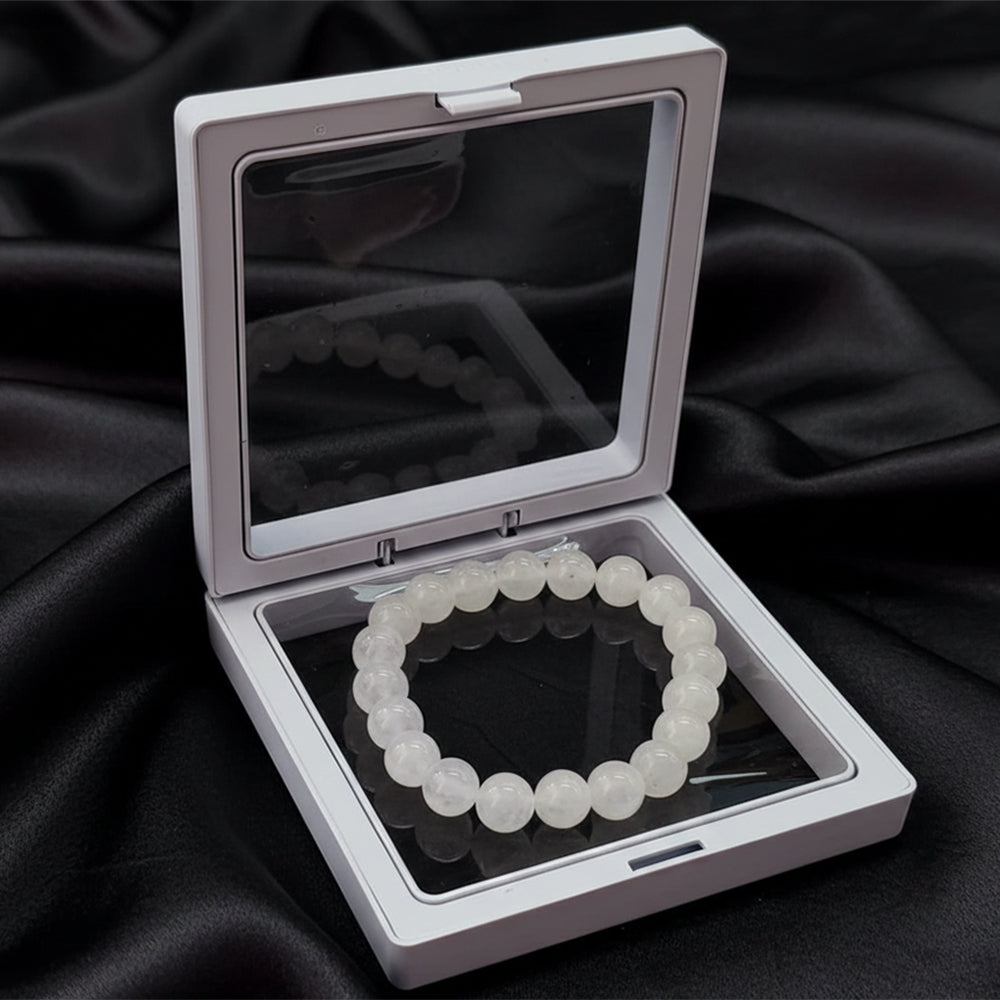 The99Jewel Selenite Natural Stone Bracelet With Box