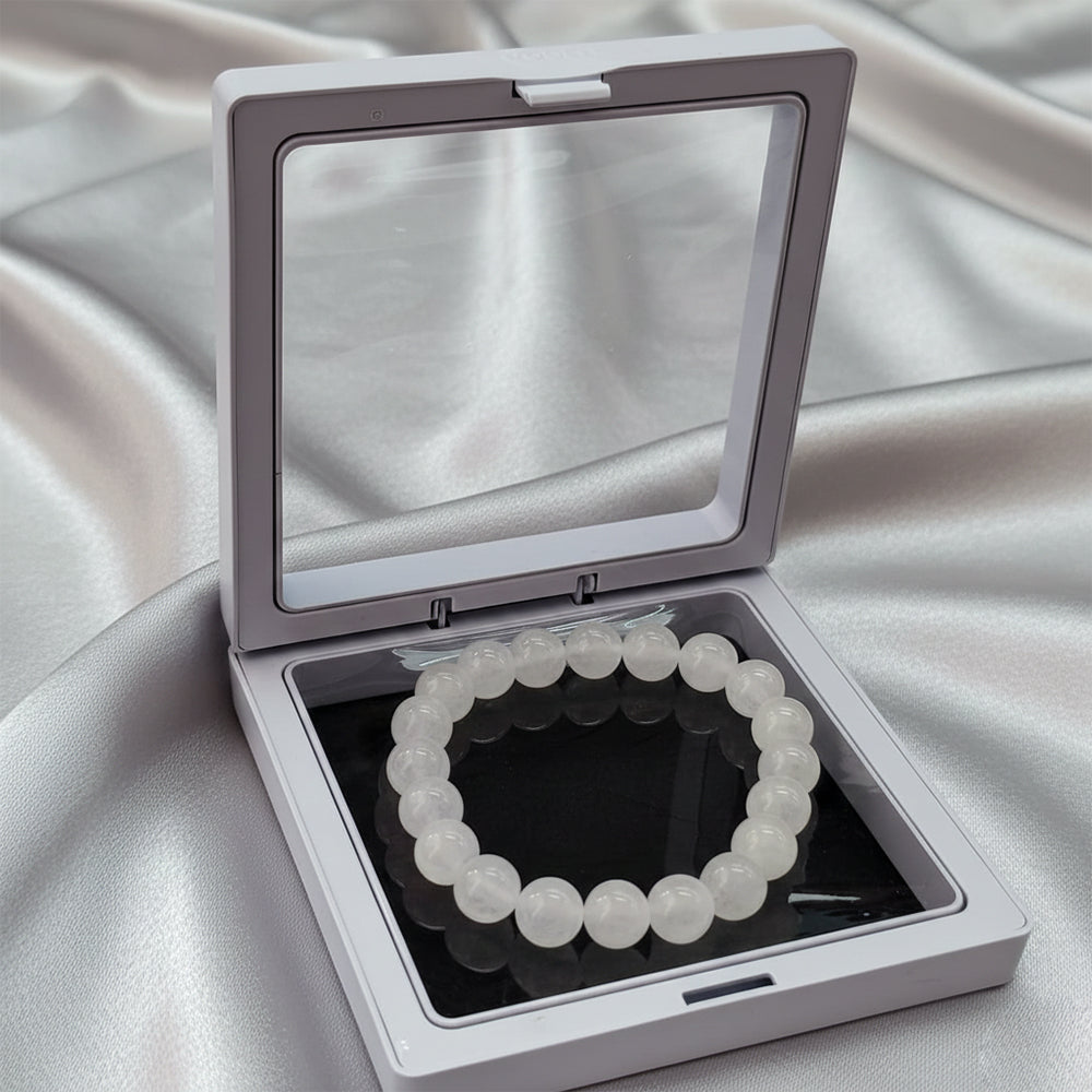 The99Jewel Selenite Natural Stone Bracelet With Box