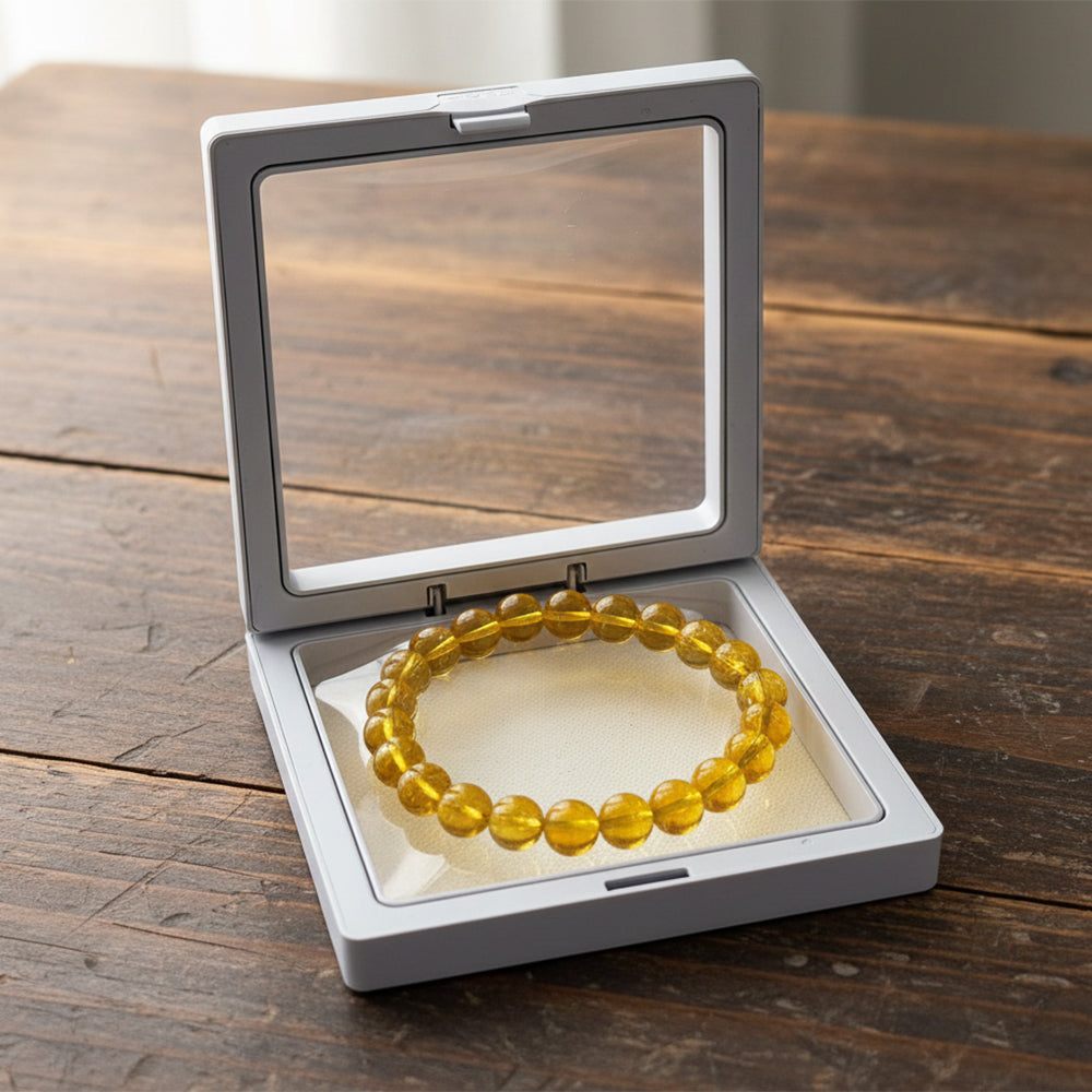 The99Jewel Citrine Natural Stone Bracelet With Box