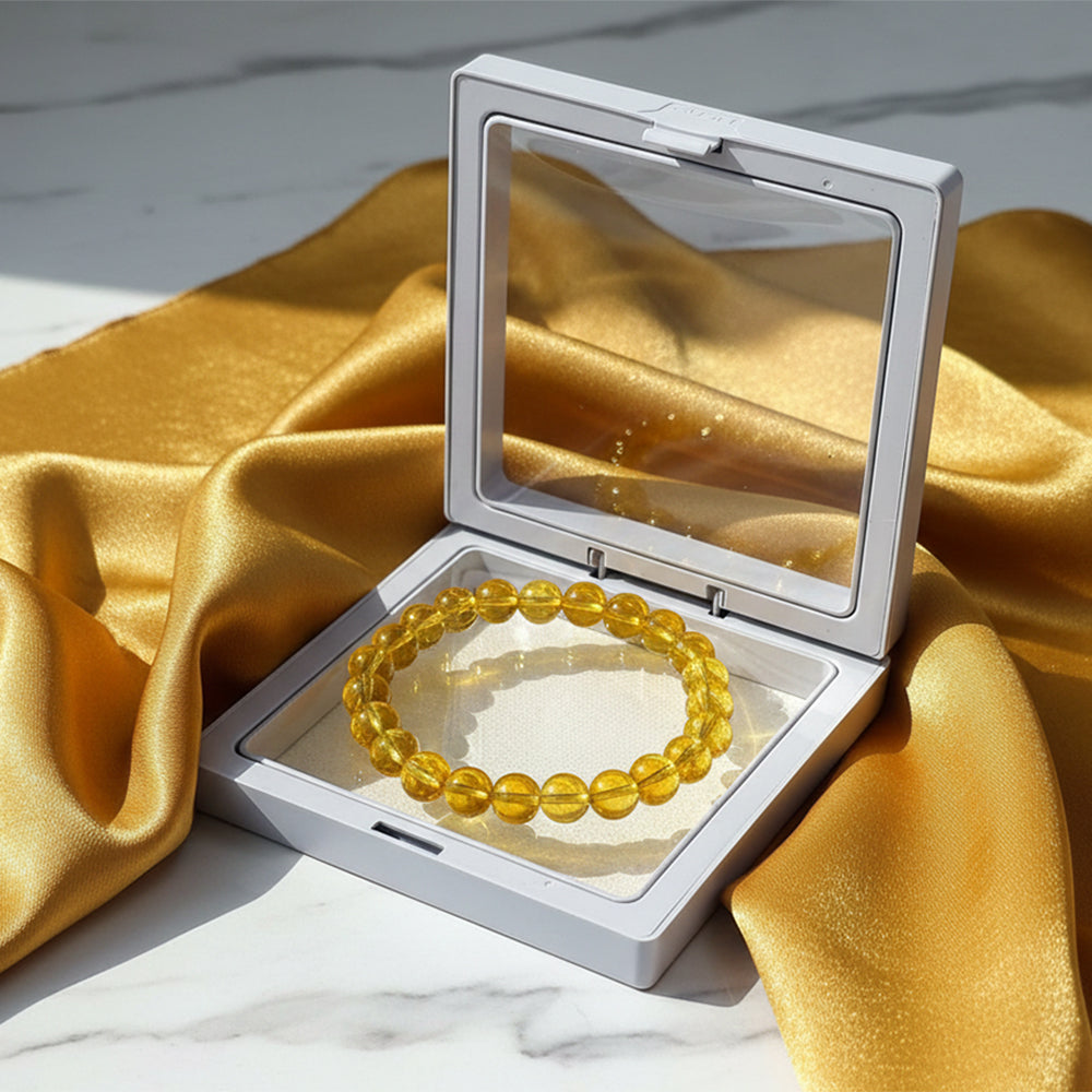 The99Jewel Citrine Natural Stone Bracelet With Box