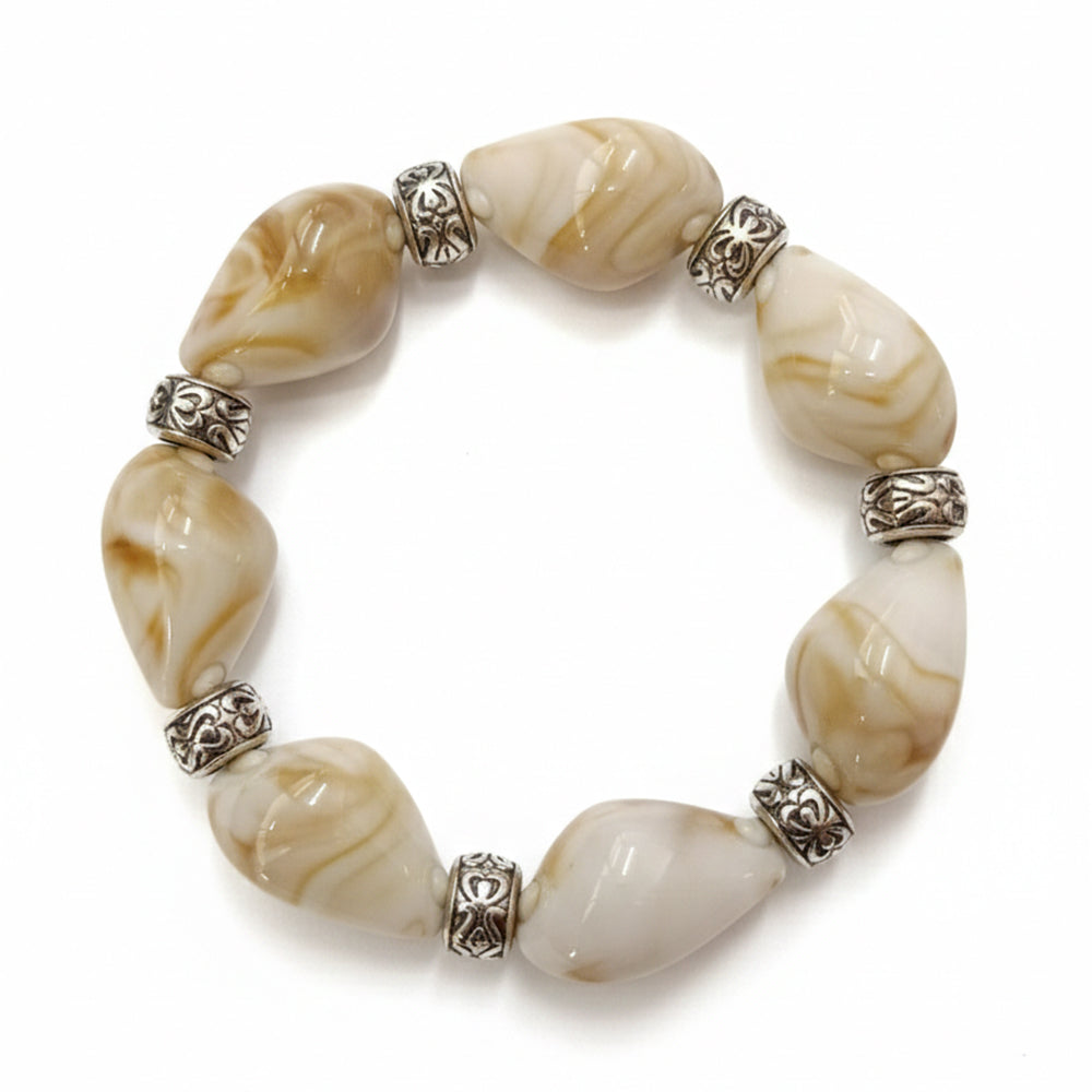 Thee99Jewel Stylish Stretchable Shell Bracelet
