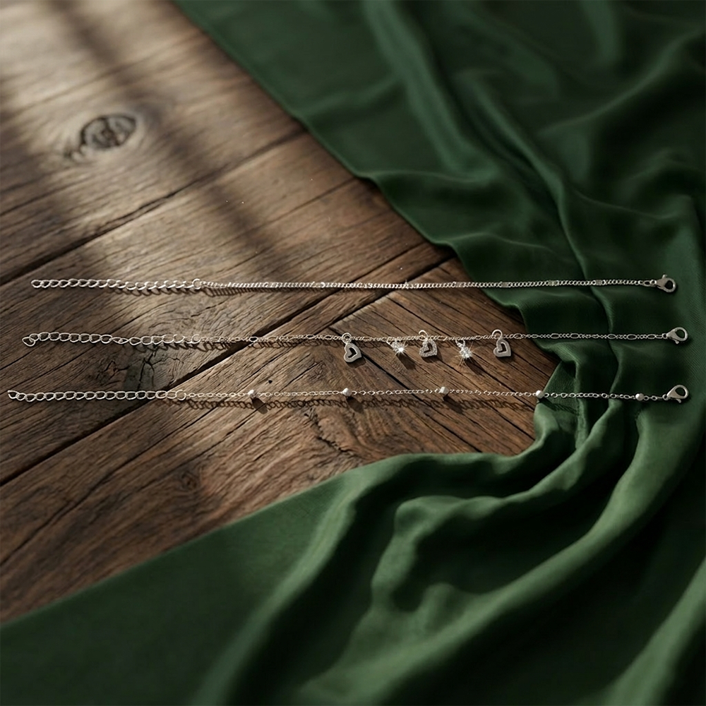 The99Jewel Stylish Multi-Layer Silver Plated Bracelet ( Assorted Designs )