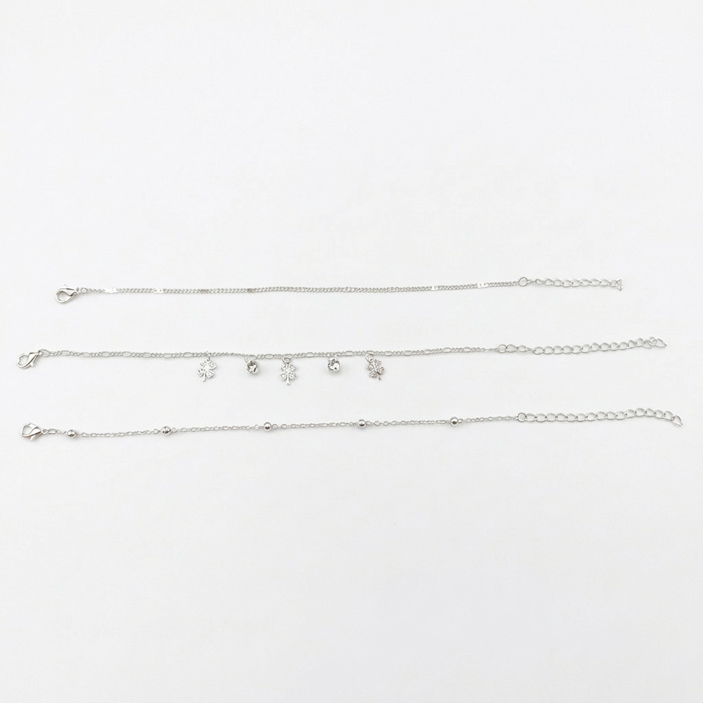 The99Jewel Stylish Multi-Layer Silver Plated Bracelet ( Assorted Designs )