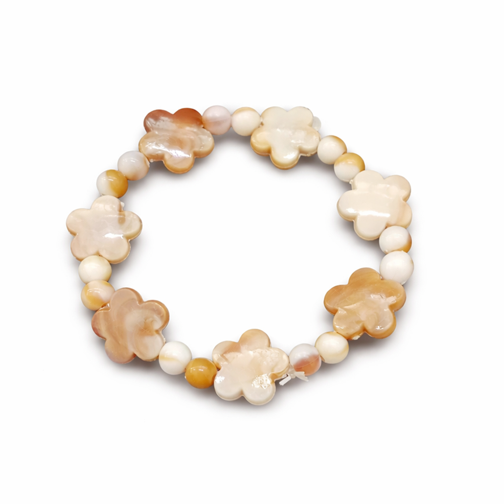 The99Jewel Stylish Floral Shape Shell Design Bracelet