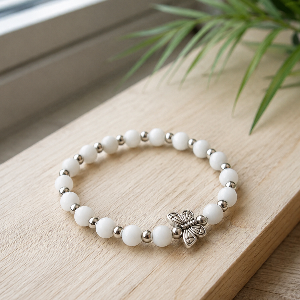 The99Jewel Butterfly Charm Beaded Bracelet for Women Stylish Trendy Fashion Jewellery