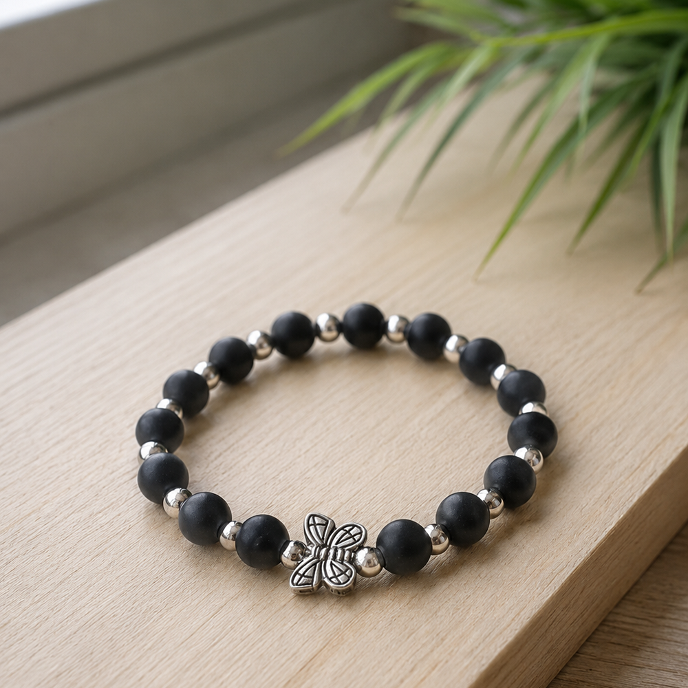 The99Jewel Butterfly Charm Beaded Bracelet for Women Stylish Trendy Fashion Jewellery