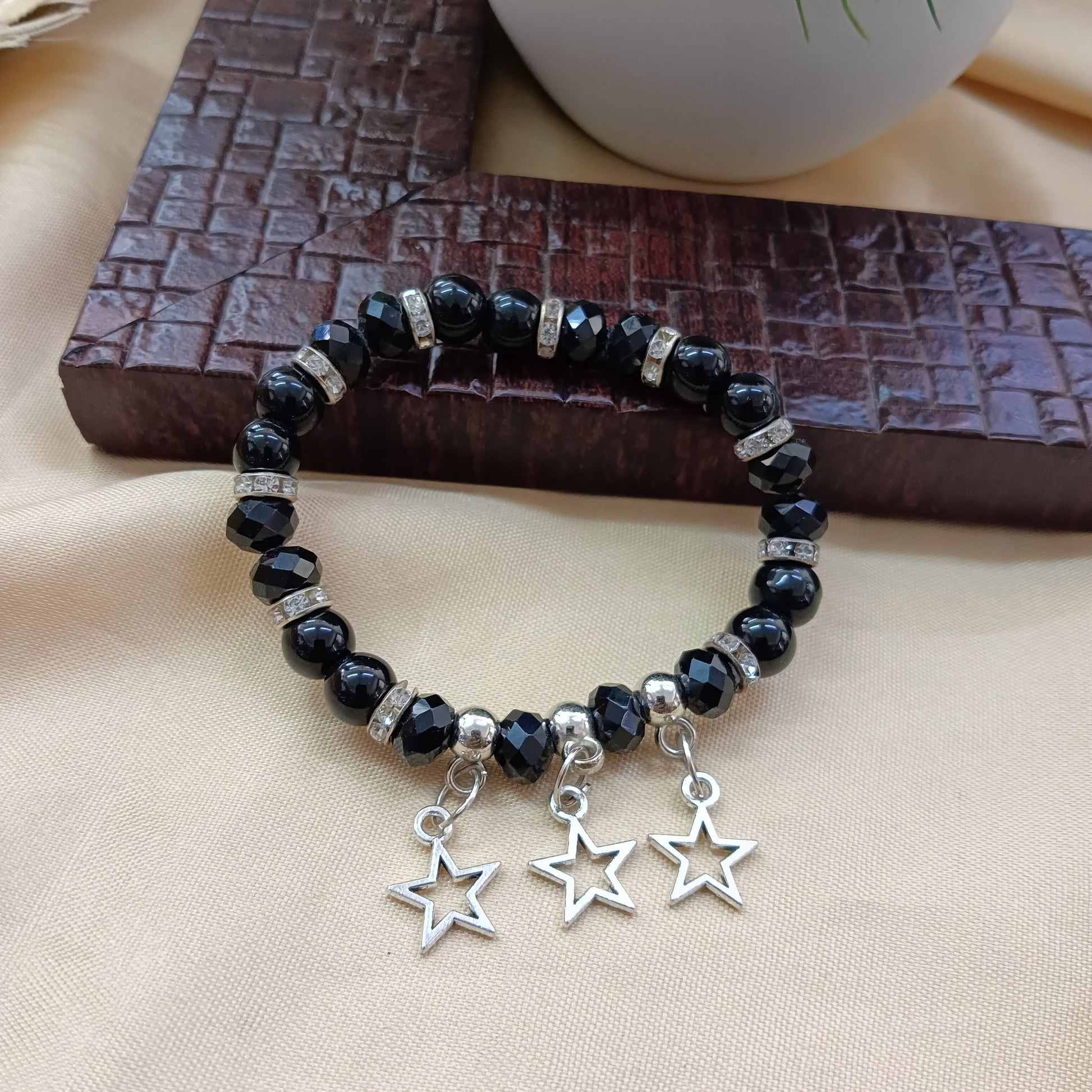 The99Jewel Star Charm Beads Bracelet