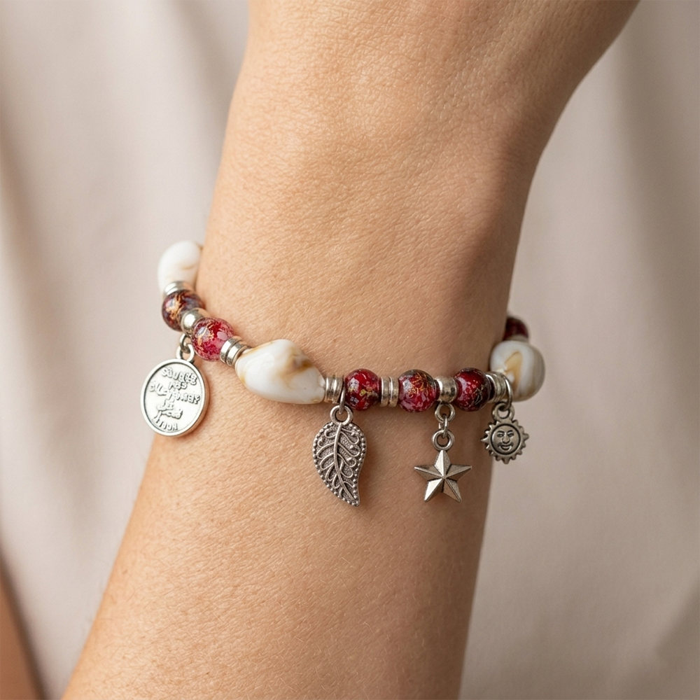 The99Jewel Minimalist Shell and Charms Bracelet ( Assorted Color )( 1 pc only )