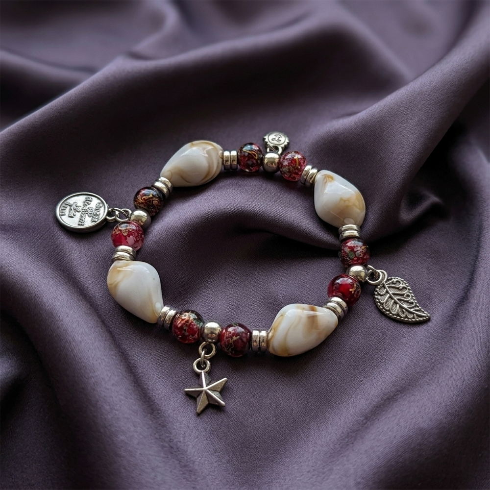The99Jewel Minimalist Shell and Charms Bracelet ( Assorted Color )( 1 pc only )