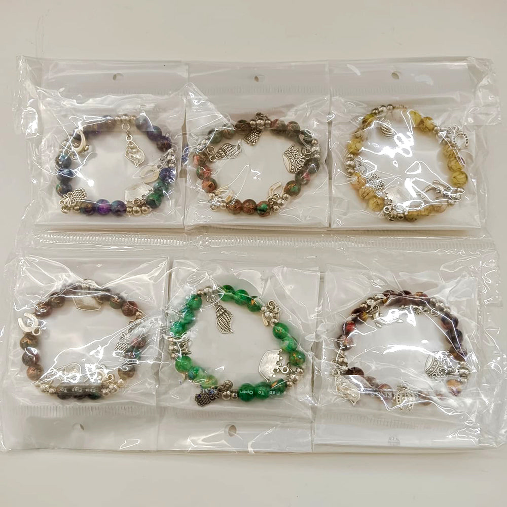The99Jewel Minimalist Beads and Charms Bracelet ( Assorted Color )( 1 pc only )