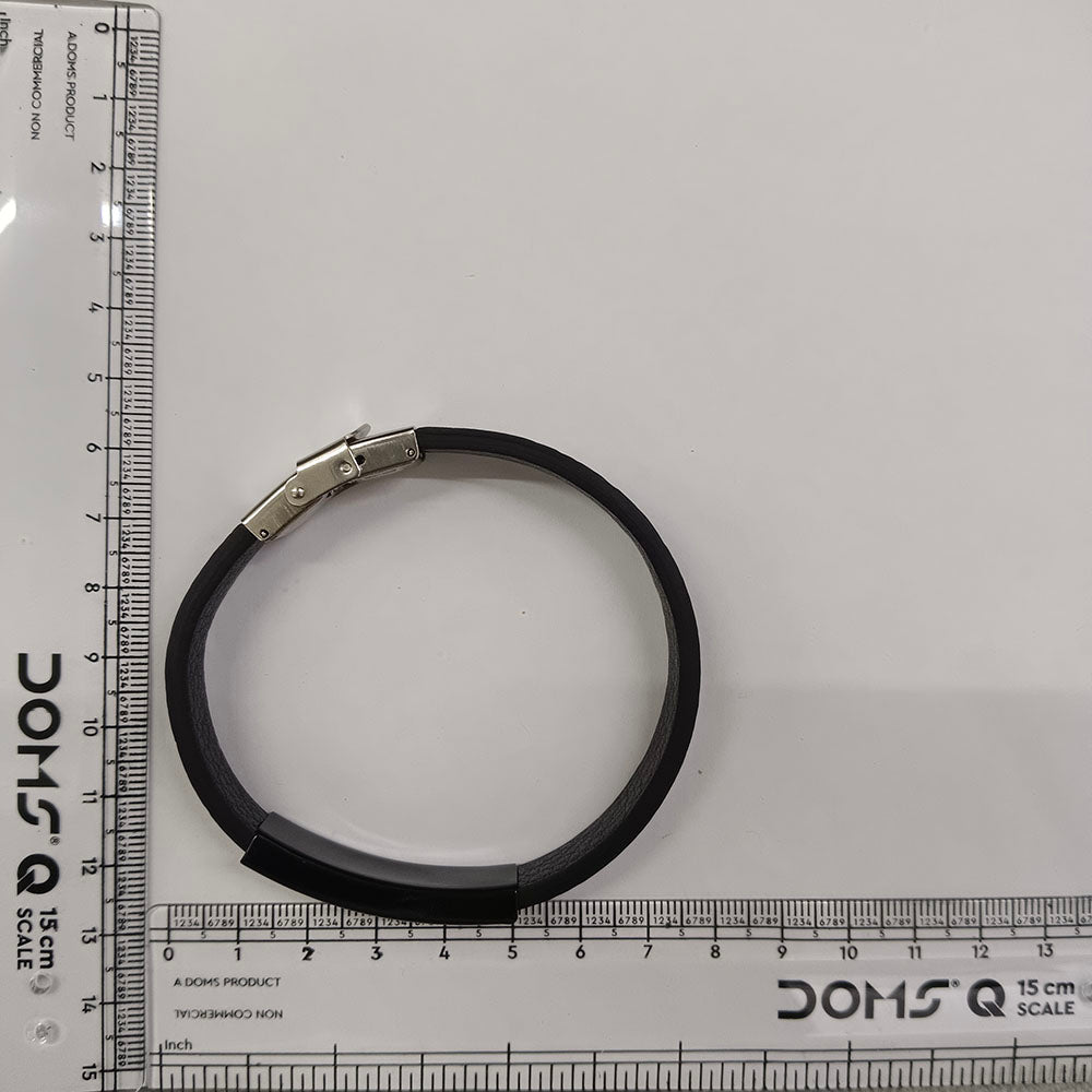 The99Jewel Stylish Leather Type Fashion Bracelet for Mens
