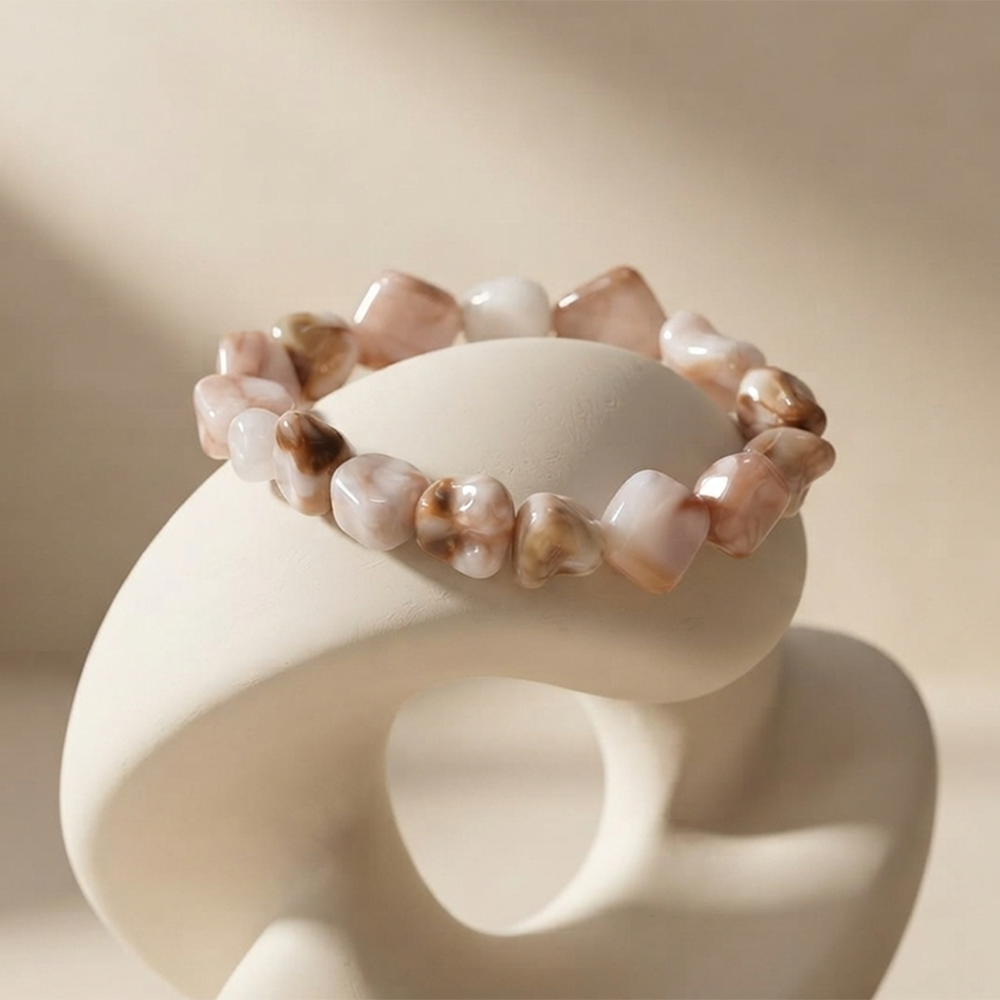The99Jewel Natural Style Shell Inspired Beaded Bracelet  Wristwear for Women