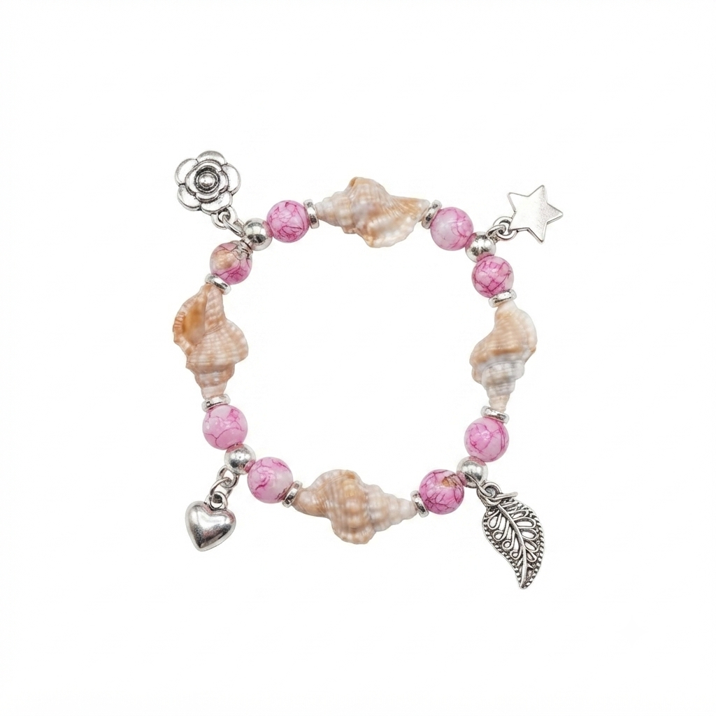 The99Jewel Boho Beach Style Seashell Bracelet for Women & Girls