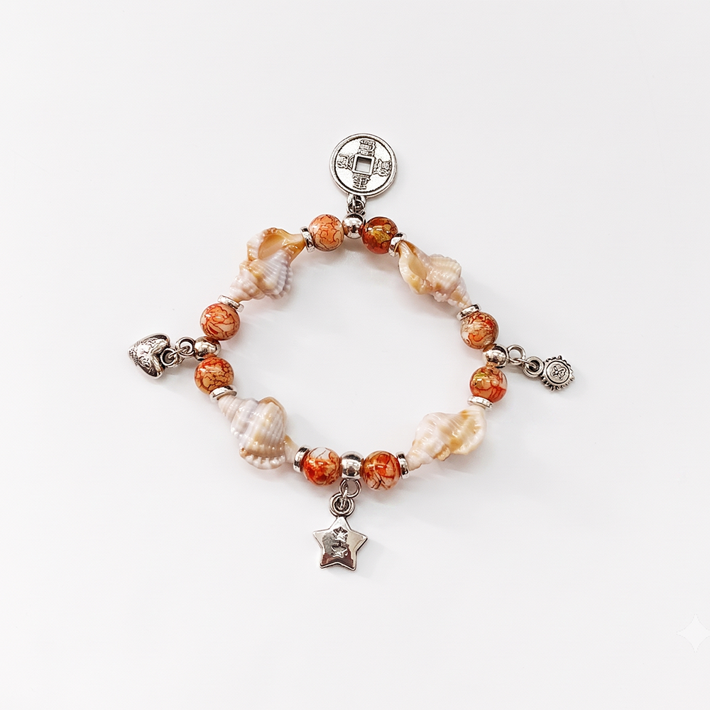 The99Jewel Boho Beach Style Seashell Bracelet for Women & Girls