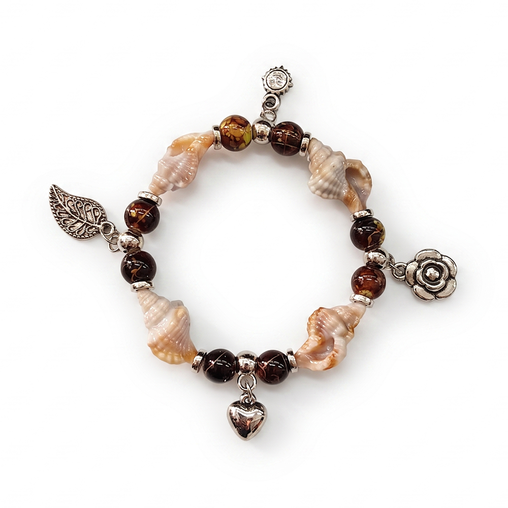 The99Jewel Boho Beach Style Seashell Bracelet for Women & Girls