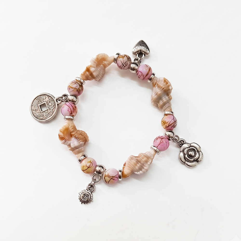 The99Jewel Boho Beach Style Seashell Bracelet for Women & Girls