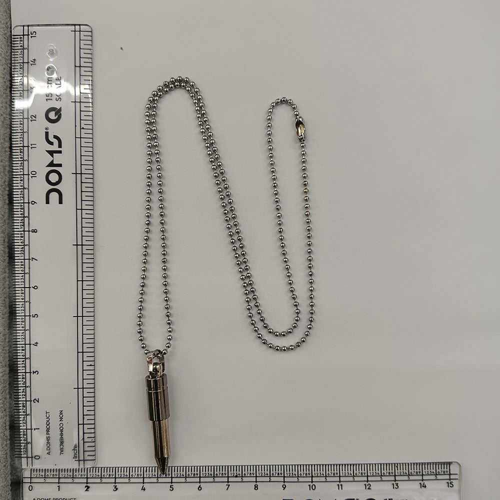 The99Jewel Stylish Bullet Shape Chain Pendant for Men