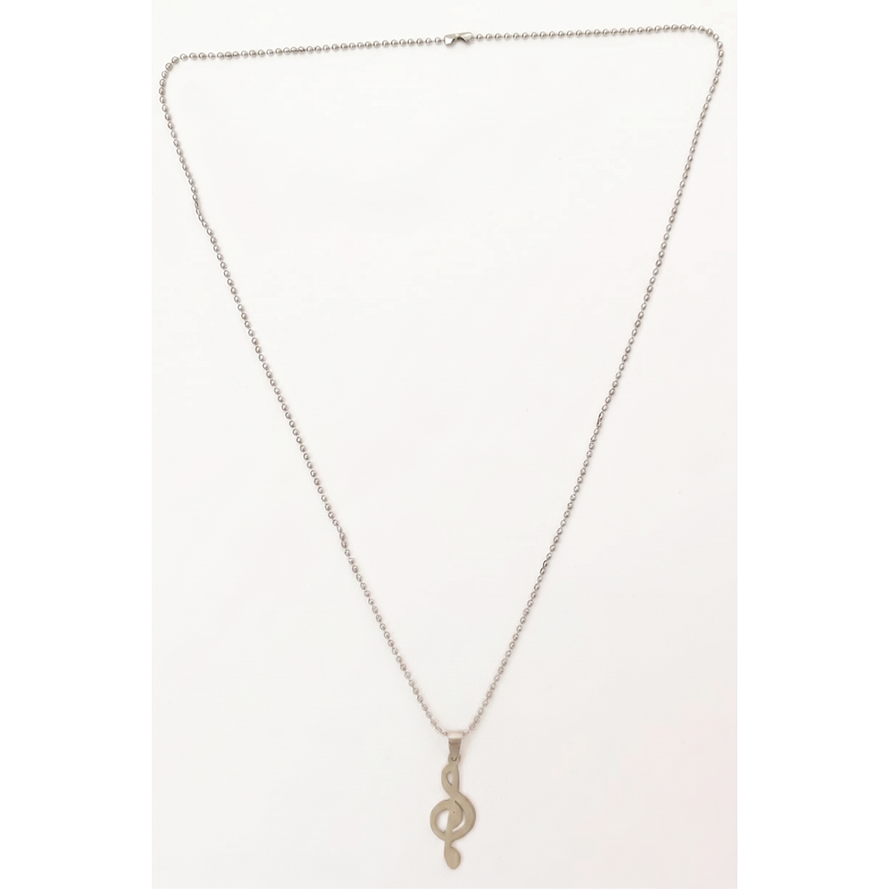 The99Jewel Treble Clef Chain Pendant for Men