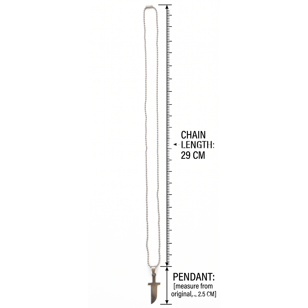 The99Jewel Sword Chain Pendant for Men