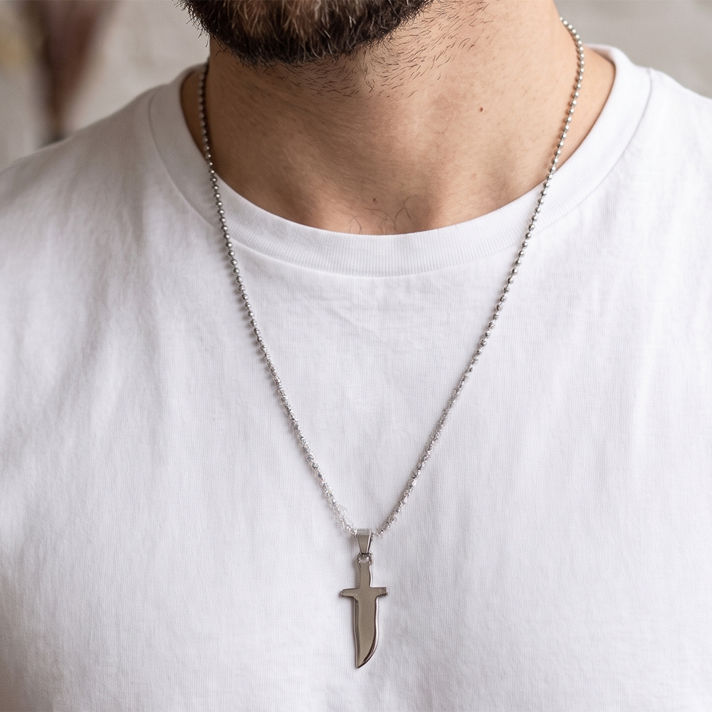 The99Jewel Sword Chain Pendant for Men