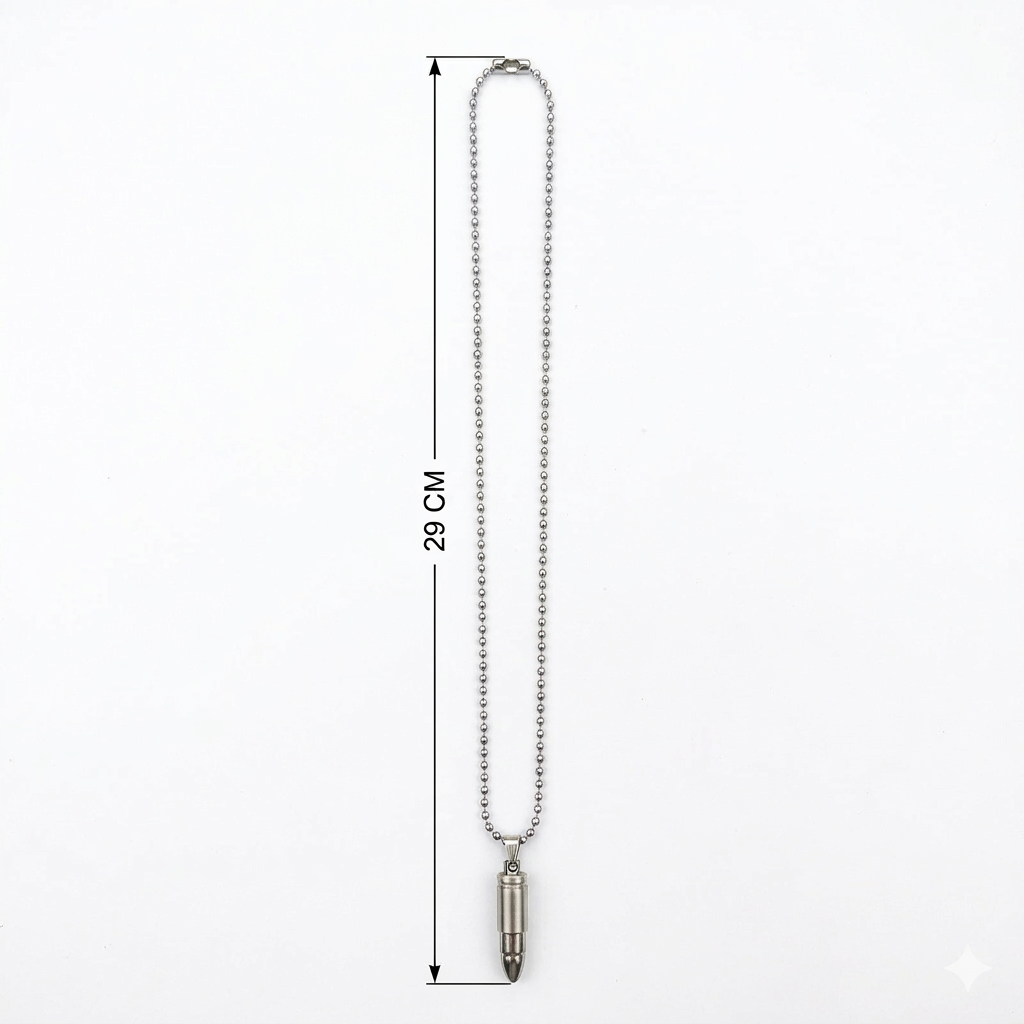 The99Jewel Fashion Bullet Chain Pendant