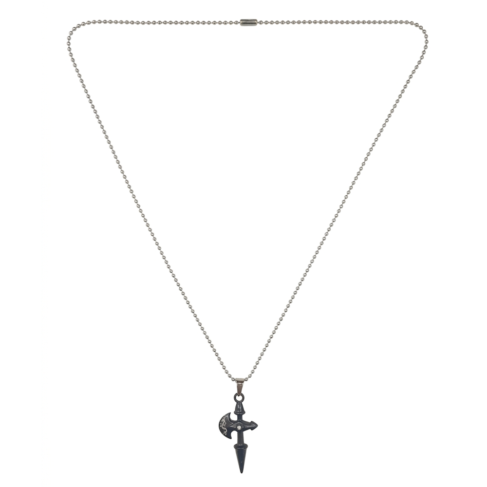 The99Jewel Unique Black Axe Steel Chain Pendant for Men