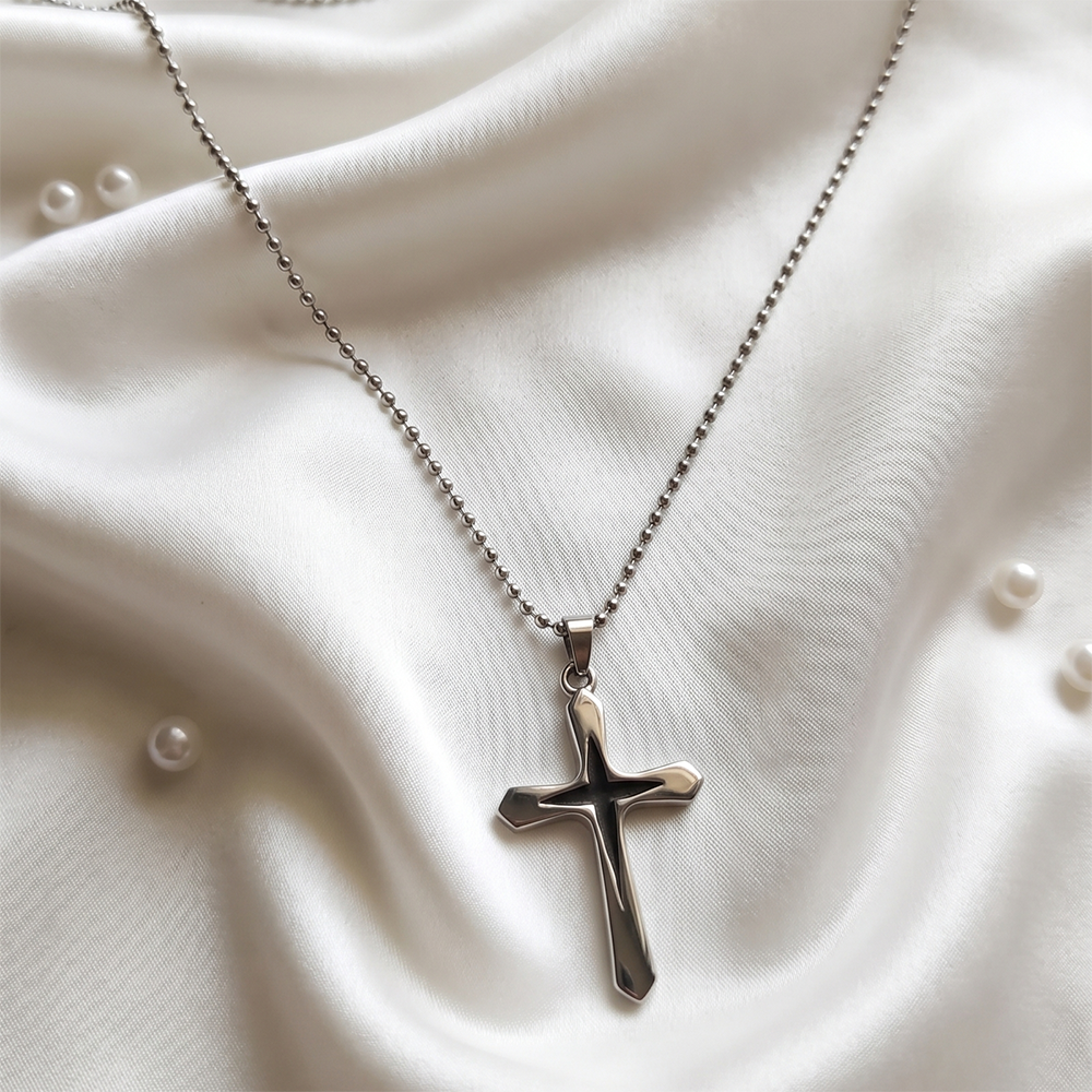The99Jewel Cross Chain Pendant For Men