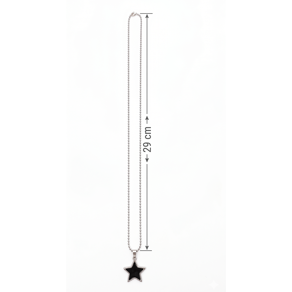 The99Jewel Star Steel Chain Pendant For Men