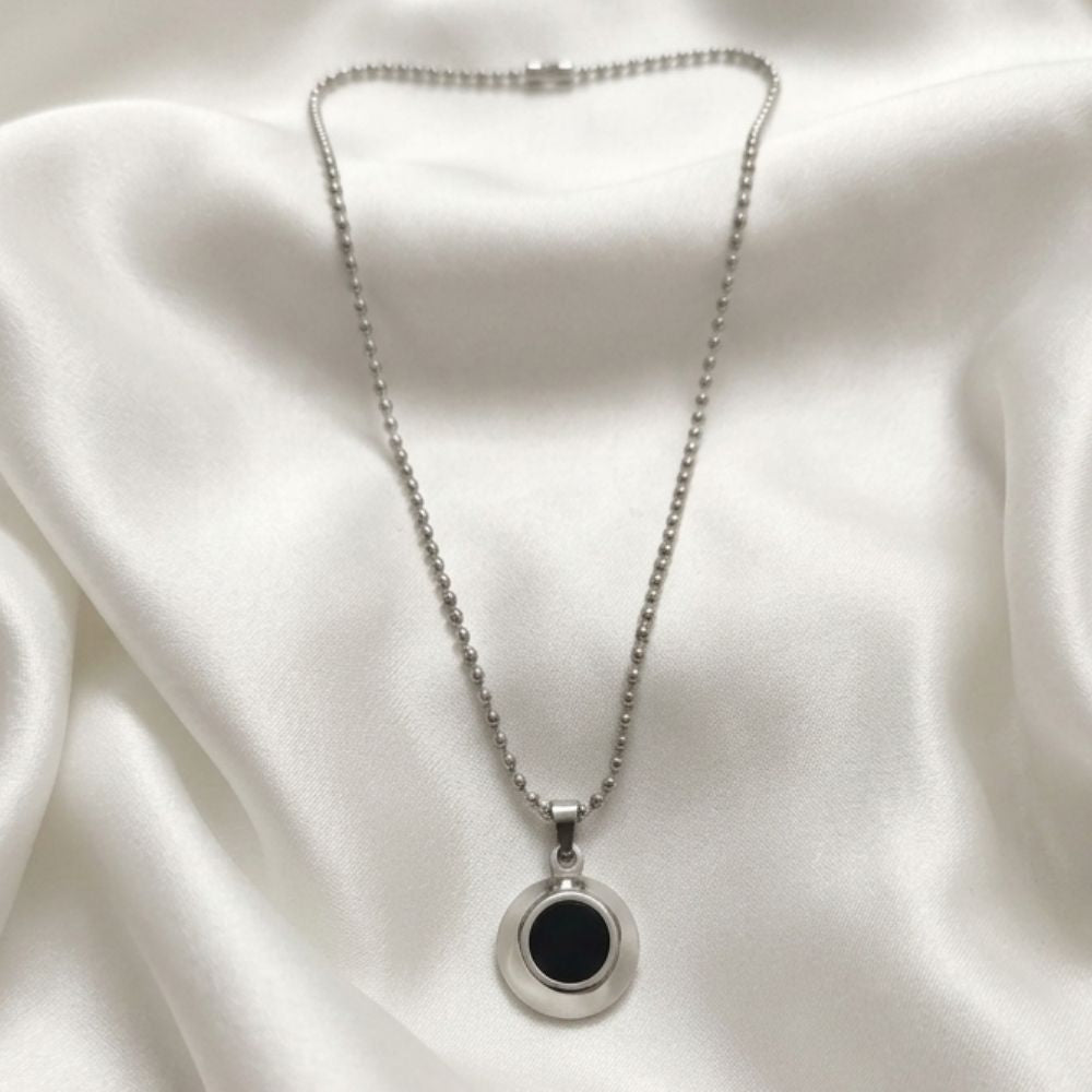 The99Jewel Fashion Black Crystal Chain Pendant