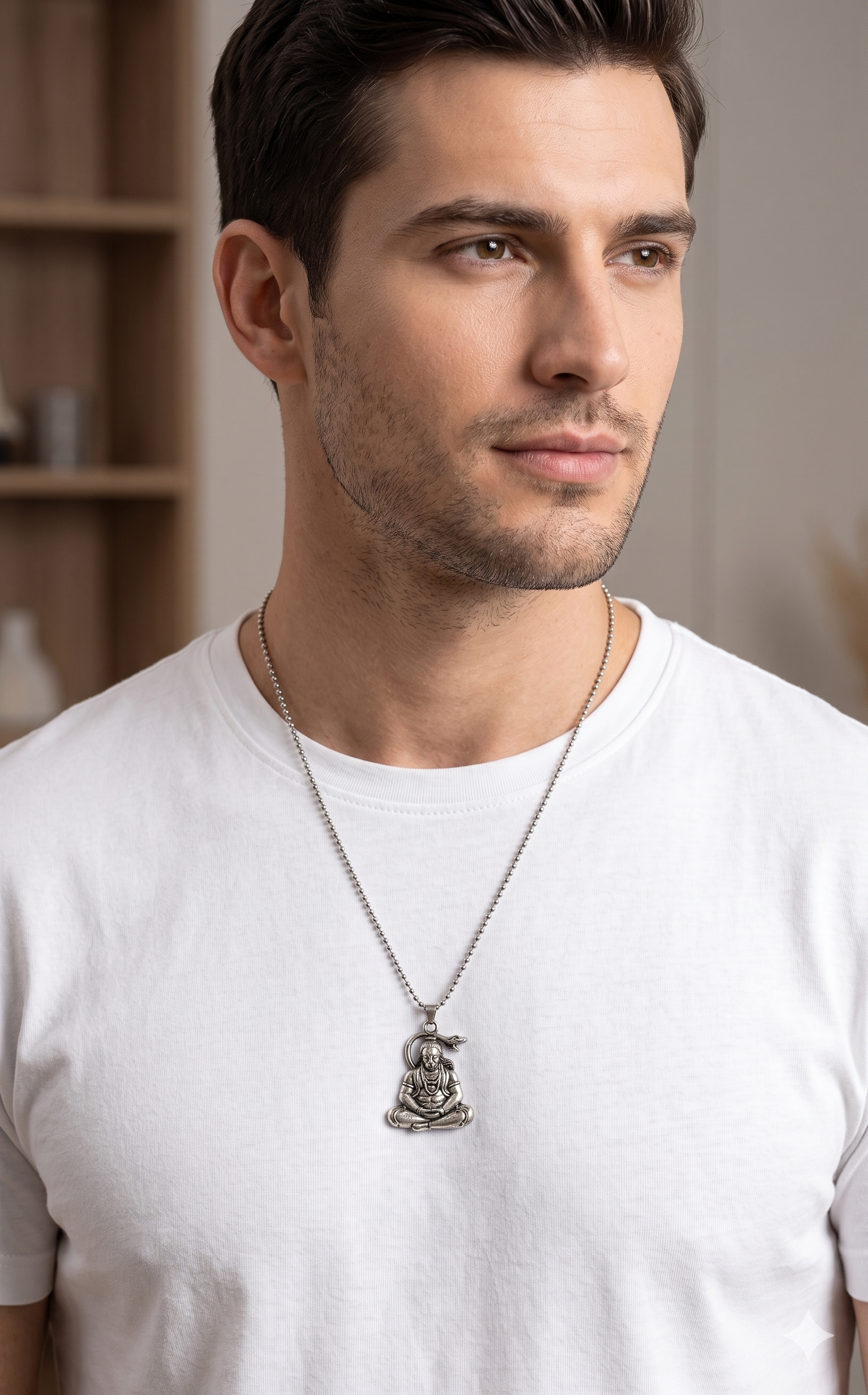 The99Jewel Hanuman Chain Pendant for Men