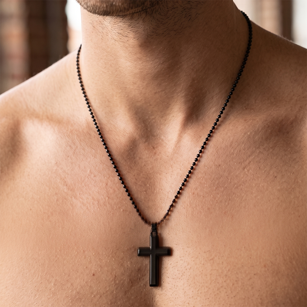 The99Jewel Cross Chain Pendant For Men