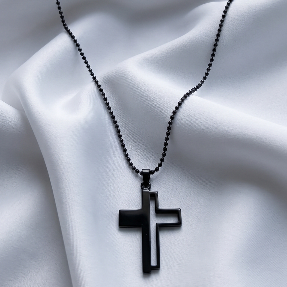 The99Jewel Cross Chain Pendant For Men