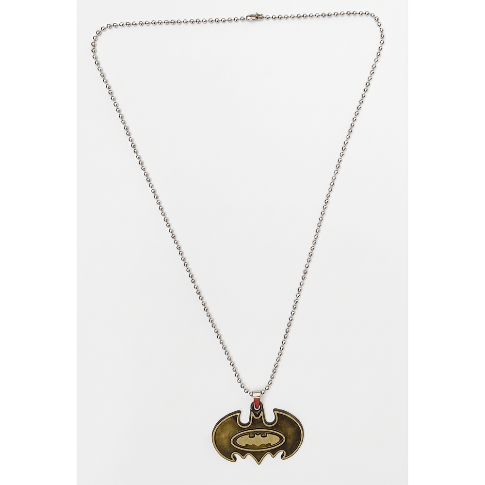 The99Jewel Stylish Bat Symbol Steel Chain Pendant for Men