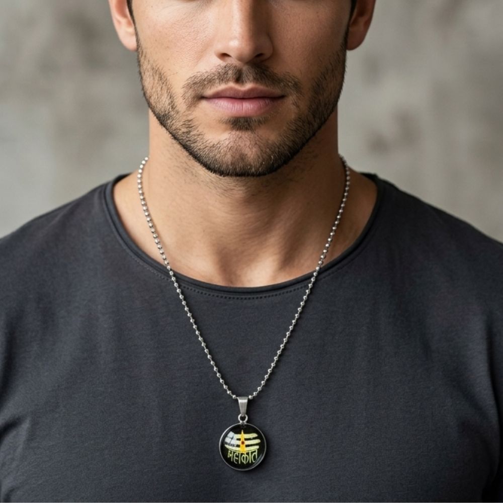 The99Jewel Mahakal Chain Pendant For Men