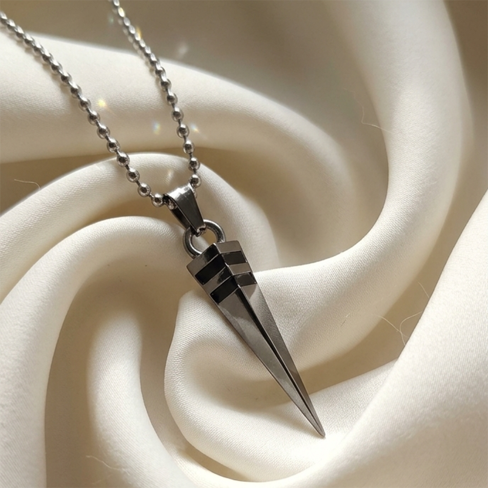 The99Jewel Triangle Pendant Necklace for Men