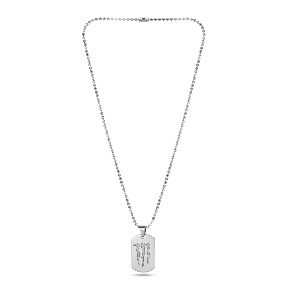 The99Jewel Shattered Steel Monster Claw Chain Pendant for Men's