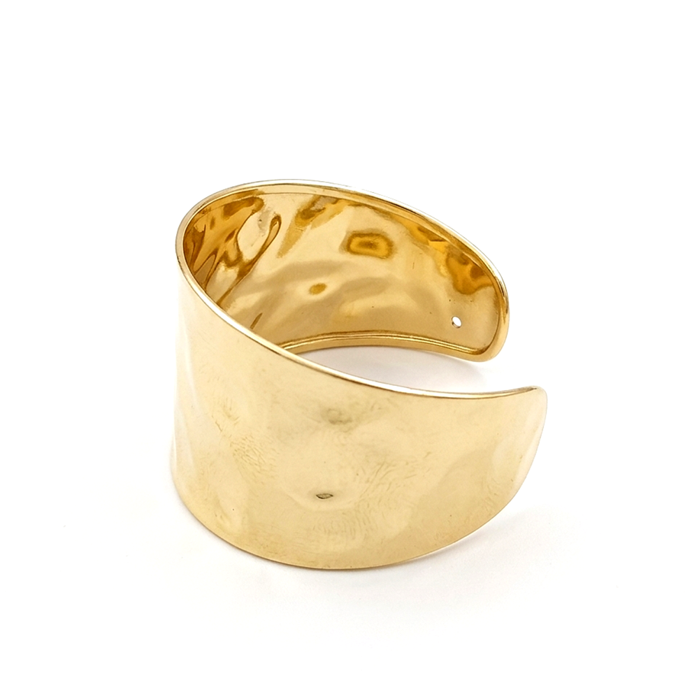 The99Jewel Gold Plated Designer Statement Cuff Kada