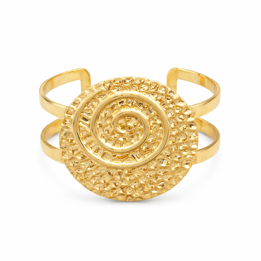 The99Jewel Gold Plated Trendy Star Fish Design Cuff Kada