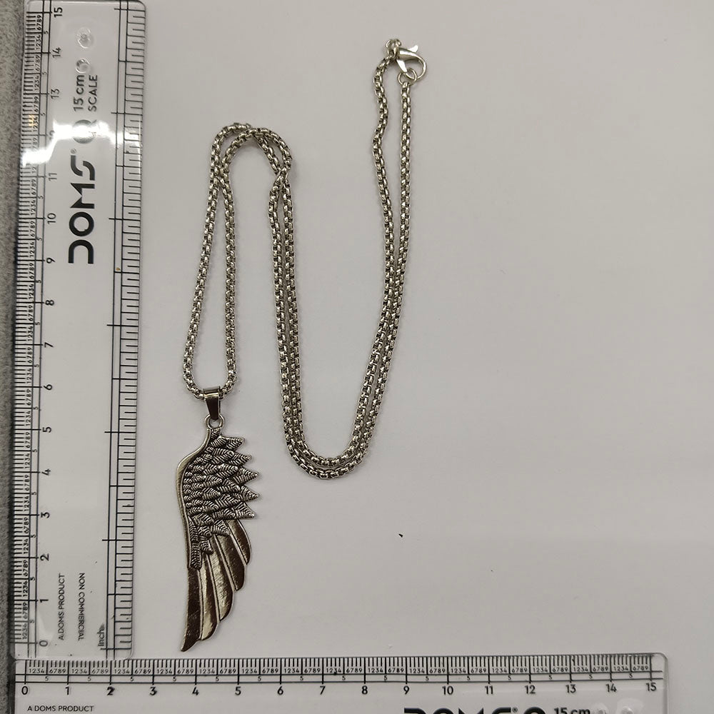 The99Jewel Stylish Alpha Hellfire Wing Chain Pendant for Men