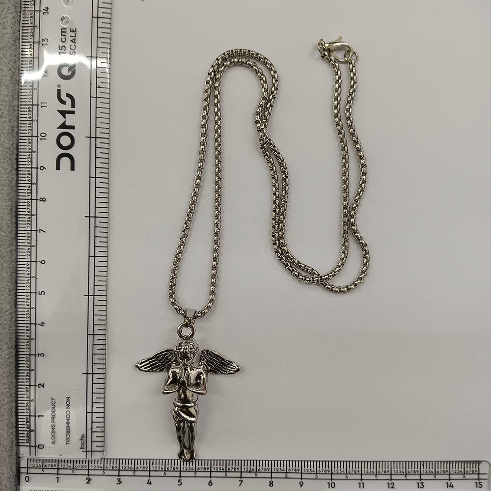 The99Jewel Stylish Angel with Wing Chain Pendant for Men