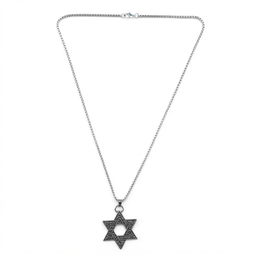 The99Jewel Statement Vintage star pendant Chain Pendant for Men