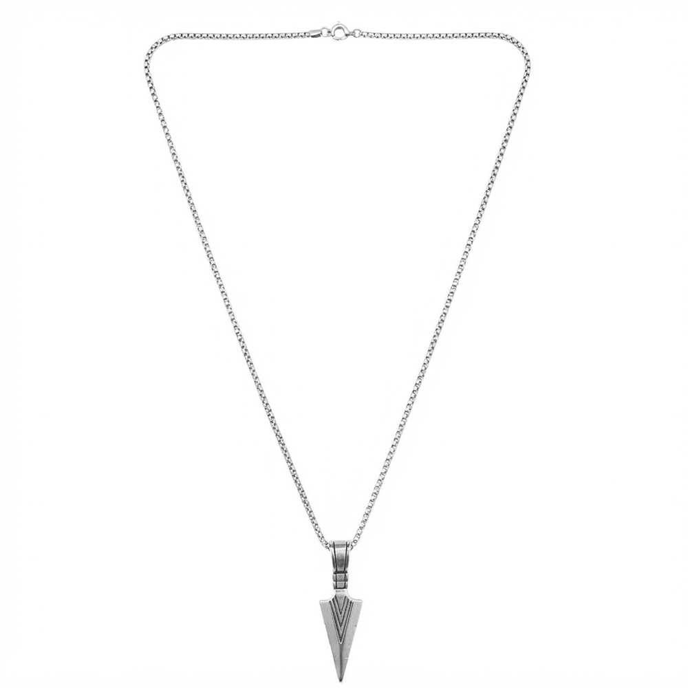 The99Jewel Statement Silver Plated  Chain Pendant for Men