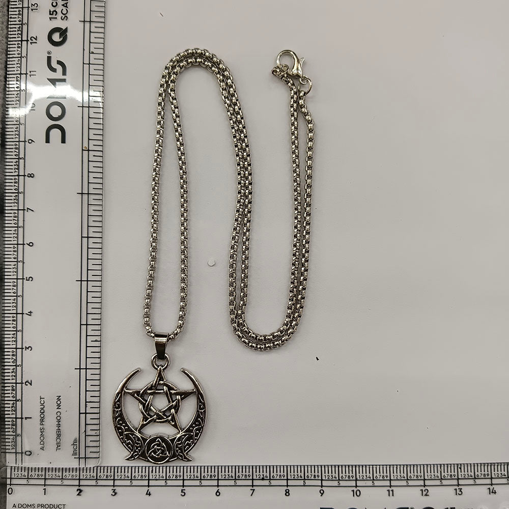 The99Jewel Iconic triple moon Chain Pendant for Men