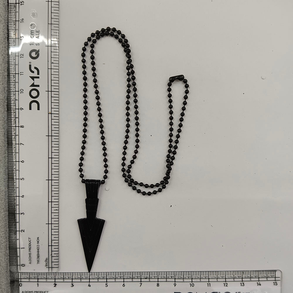 The99Jewel Black Arrow Pendant Chain for Men