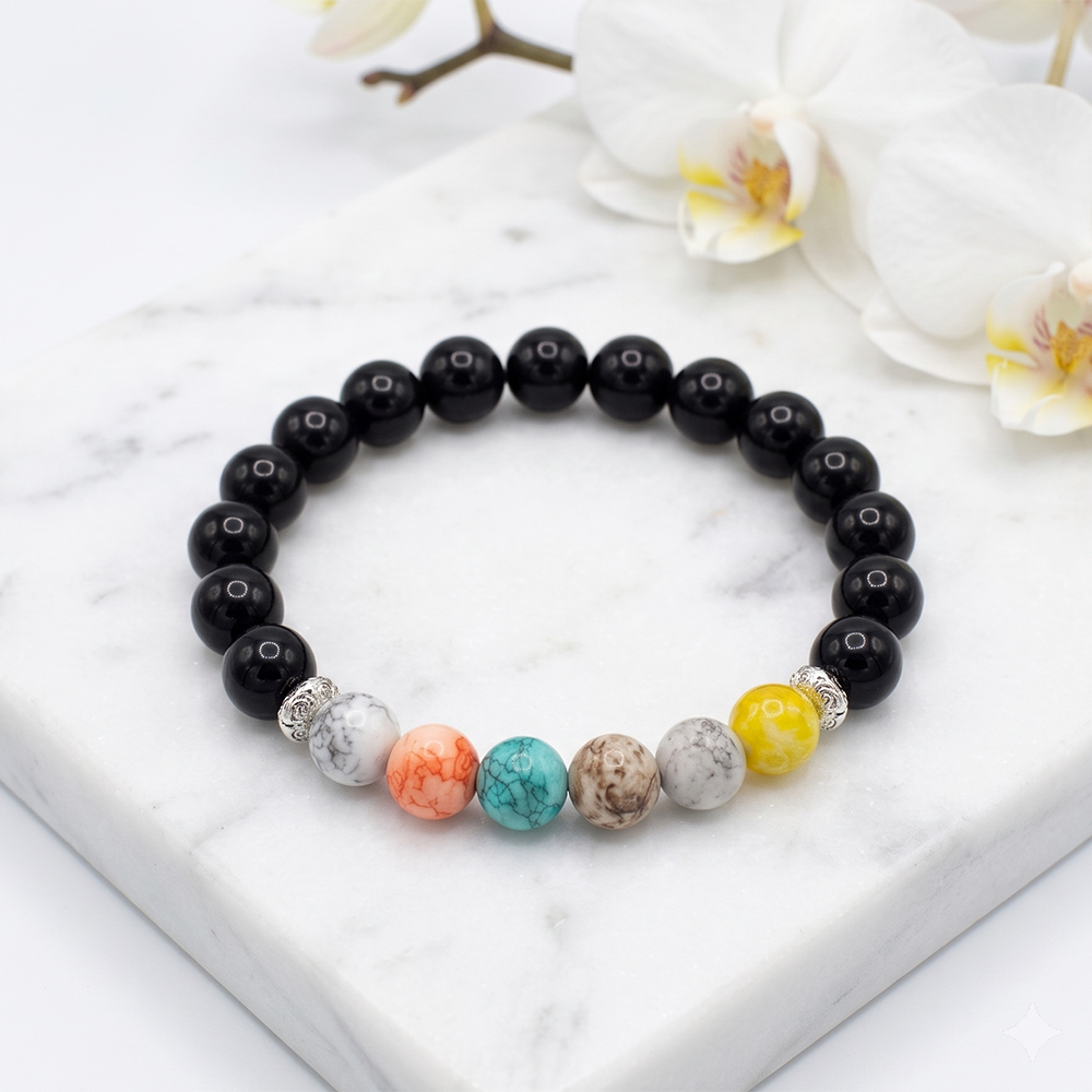 The99Jewel Energy Stone Chakra Beads Bracelet